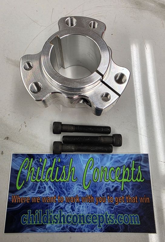 Rear Hub, 1/4 single lock dual pattern