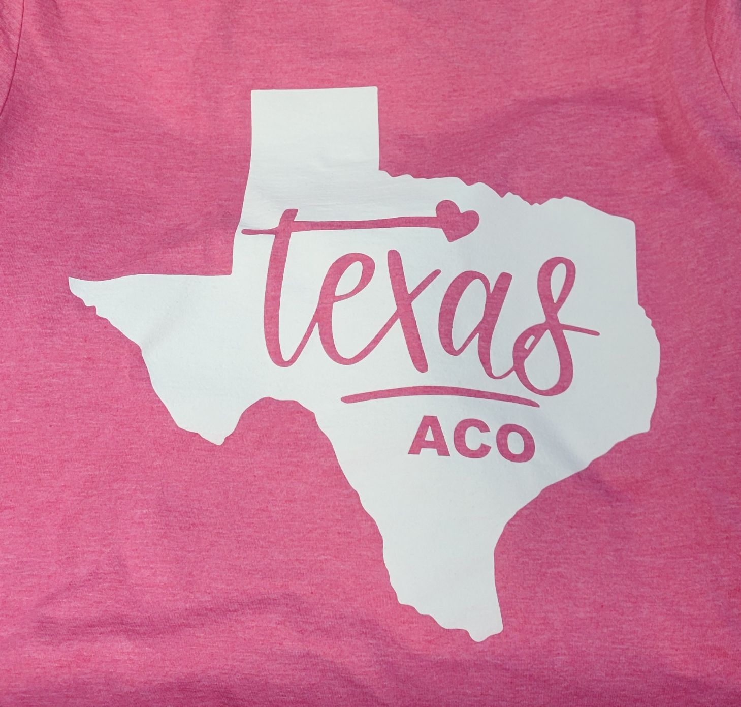 Pink Texas ACO T-shirt