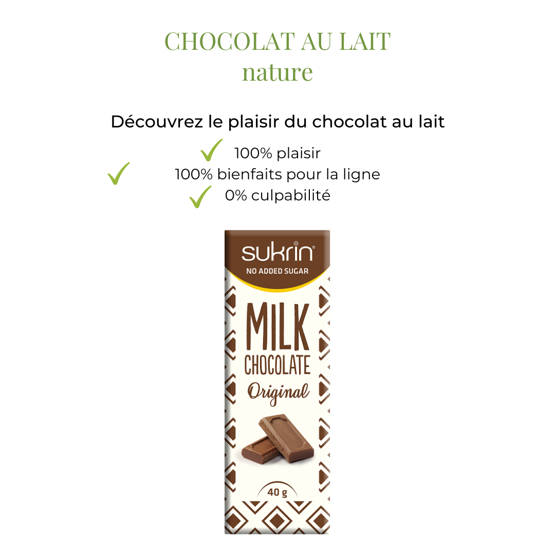 Chocolat au lait 40gr