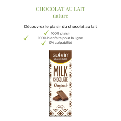 Chocolat au lait 40gr