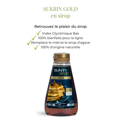 Sukrin Gold - sirop - goût neutre