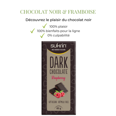 Chocolat Noir Famboise 85gr