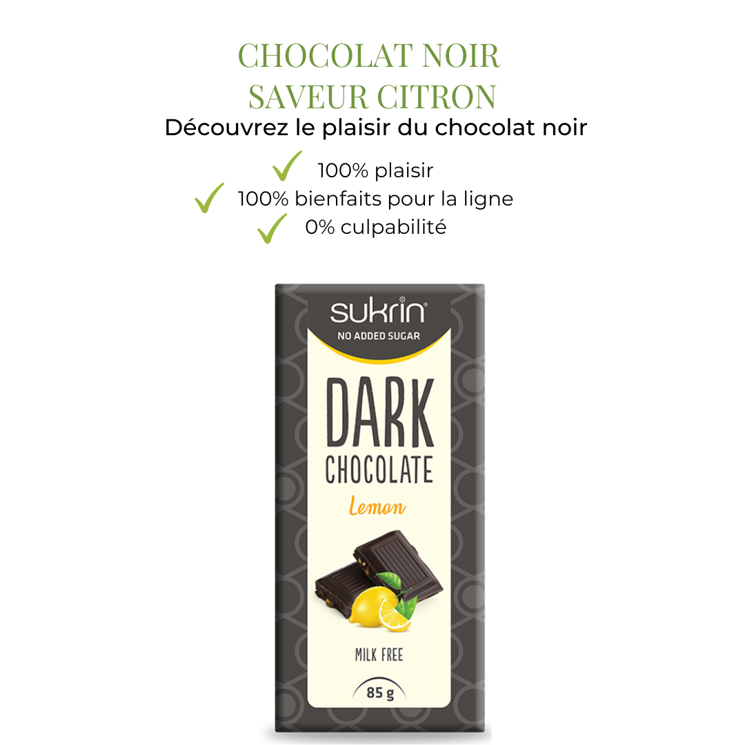 Chocolat Noir saveur citron