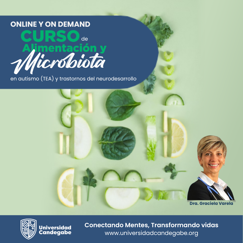 Curso Online de Alimentación y Microbiota en autismo (TEA) y trastornos del neurodesarrollo