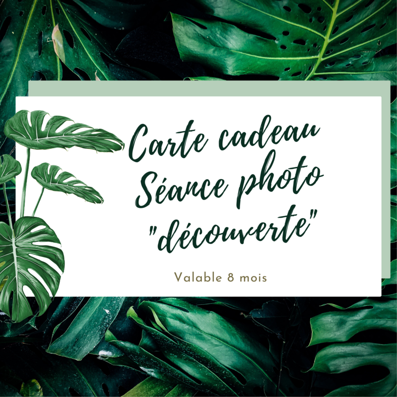 Carte cadeau séance PORTRAIT &quot;découverte&quot; (30min de séance + 5 photos HD)