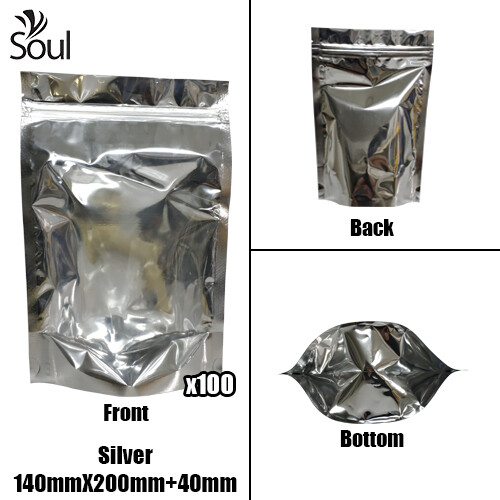 Triangle - Aluminium Side Seal Bag - Full - S - 160x240+40
