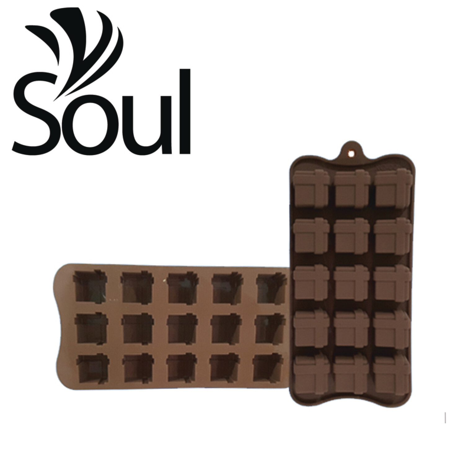SM - 15x15g Soap Mould Chocolate Box