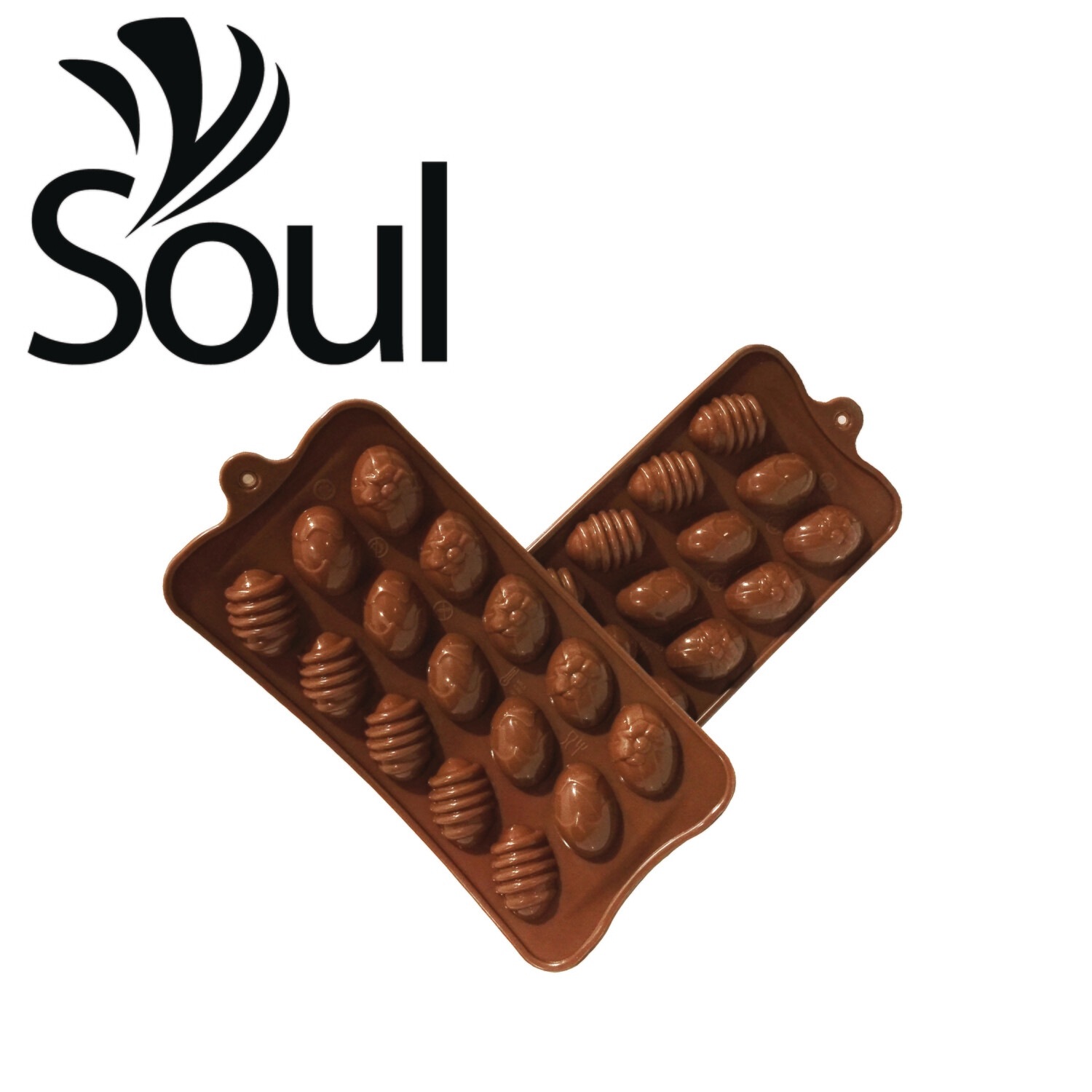 SM - 15x5g Soap Mould Chocolate Shape