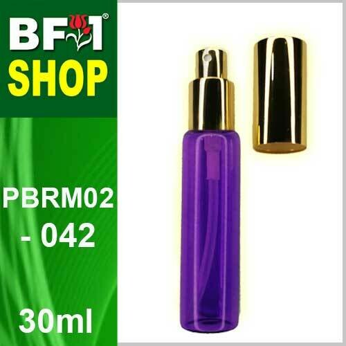 30ml-PBRM02-042-Purple Colour Gold Cap (Clear Stock)