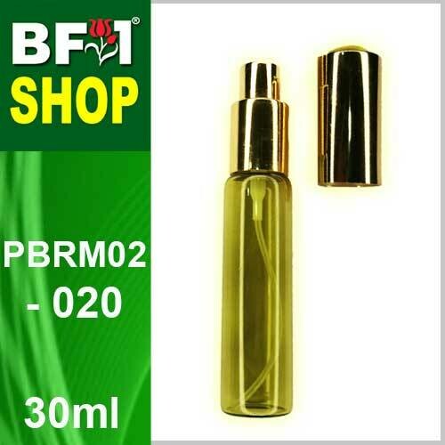 30ml-PBRM02-020-Moss Green Colour Gold Cap (Clear Stock)
