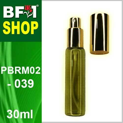 30ml-PBRM02-039-Moss Green Colour Gold Cap (Clear Stock)