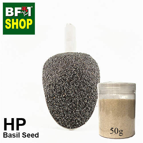 Herbal Powder - Basil Seed ( Ocimum Basilcum ) Herbal Powder - 50g