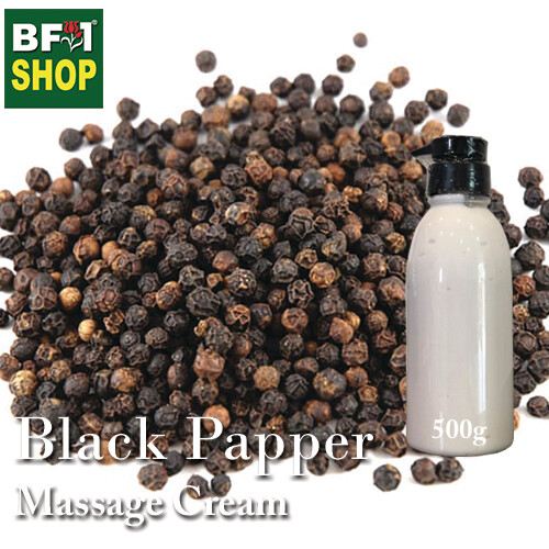 Massage Cream - Black Papper - 500g