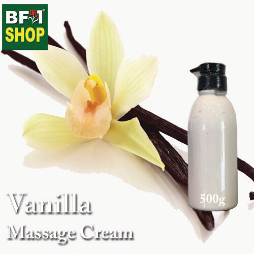 Massage Cream - Vanilla - 500g