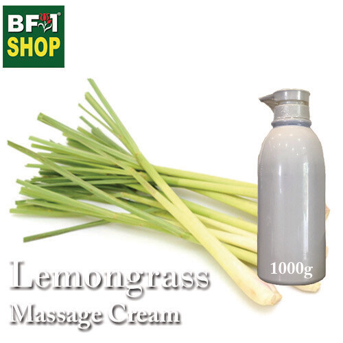 Massage Cream - Lemongrass - 1000g
