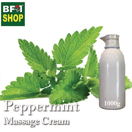 Massage Cream - Peppermint - 1000g