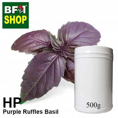 Herbal Powder - Basil - Purple Ruffles Basil Herbal Powder - 500g