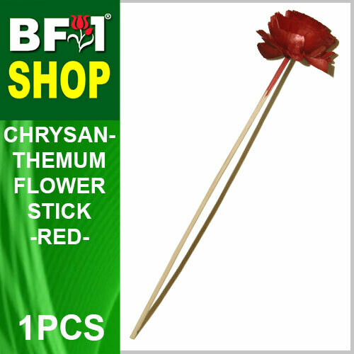 BAP- Reed Diffuser Flower Stick - Chrysanthemum - Red x 1pc