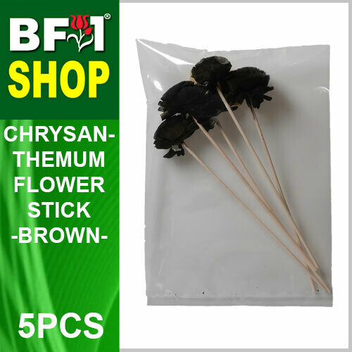 BAP- Reed Diffuser Flower Stick - Chrysanthemum - Brown x 5pc