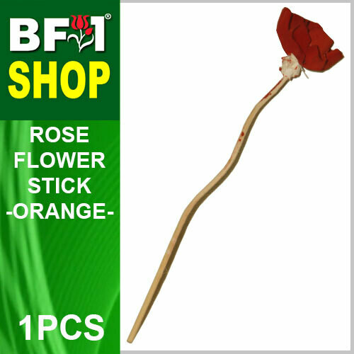 BAP- Reed Diffuser Flower Stick - Rose - Orange x 1pc