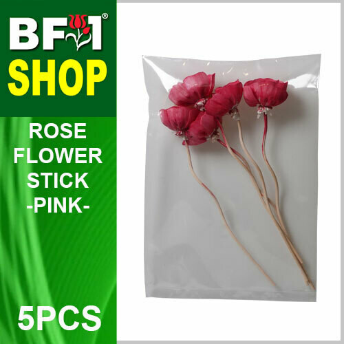 BAP- Reed Diffuser Flower Stick - Rose - Pink x 5pc