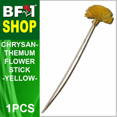 BAP- Reed Diffuser Flower Stick - Chrysanthemum - Yellow x 1pc