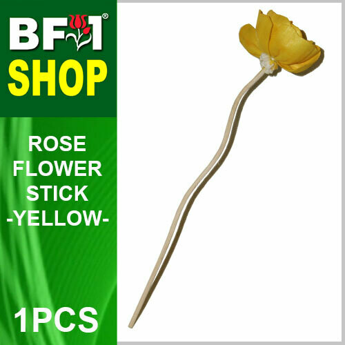 BAP- Reed Diffuser Flower Stick - Rose - Yellow x 1pc