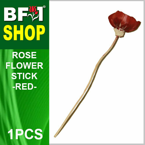 BAP- Reed Diffuser Flower Stick - Rose - Red x 1pc