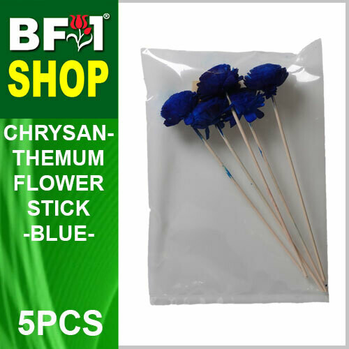 BAP- Reed Diffuser Flower Stick - Chrysanthemum - Blue x 5pc
