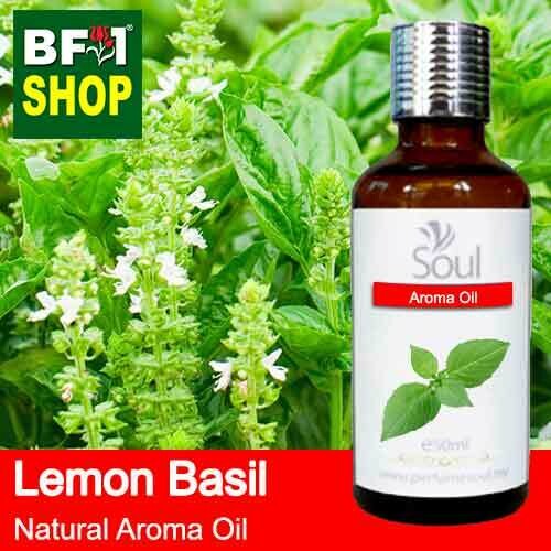 Natural Aroma Oil (AO) - Basil - Lemon Basil ( Citriodorum Basil ) Aroma Oil - 50ml