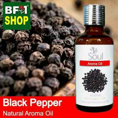 Natural Aroma Oil (AO) - Pepper - Black Pepper Aroma Oil - 50ml