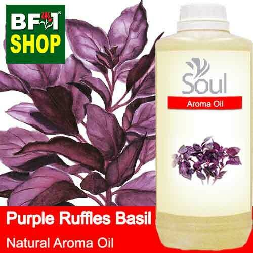 Natural Aroma Oil (AO) - Basil - Purple Ruffles Basil Aroma Oil