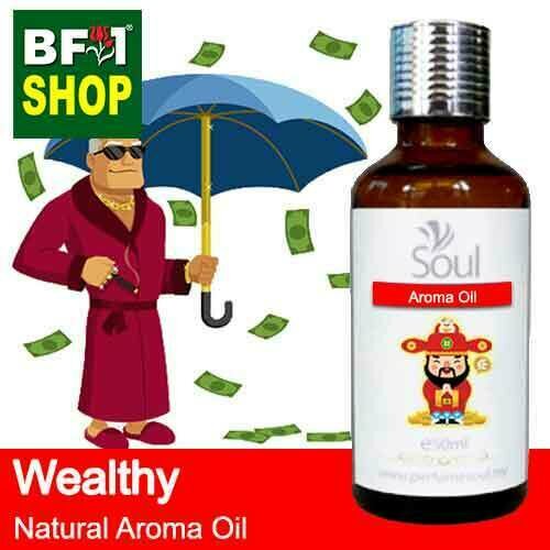 Natural Aroma Oil (AO) - Wealthy Aura Aroma Oil - 50ml