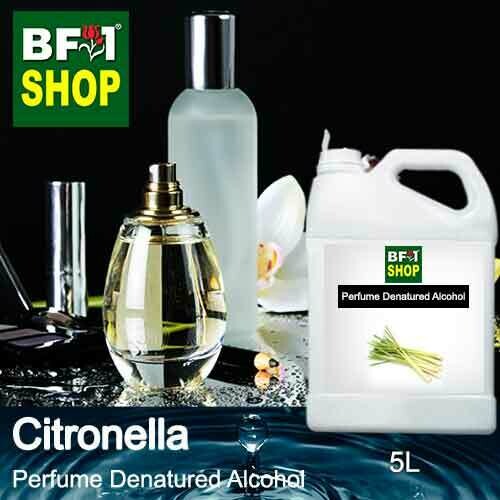 Perfume Alcohol - Denatured Alcohol 75% with Citronella - 5L