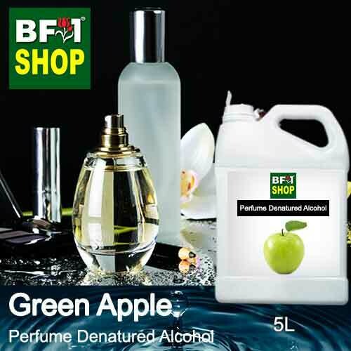 Perfume Alcohol - Denatured Alcohol 75% with Apple - Green Apple - 5L