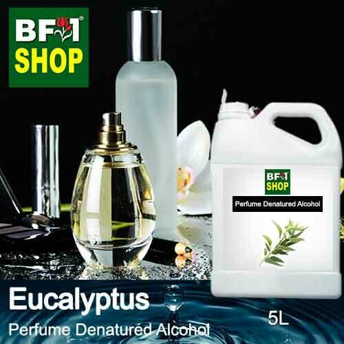 Perfume Alcohol - Denatured Alcohol 75% with Eucalyptus - 5L