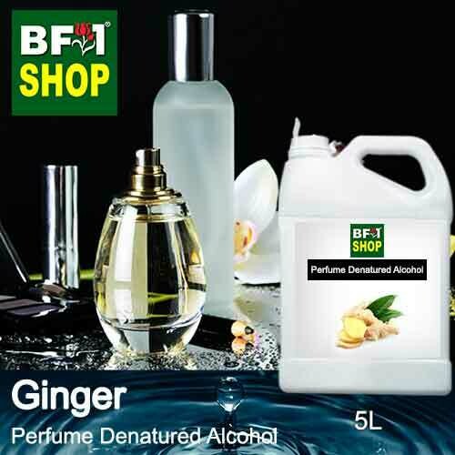 Perfume Alcohol - Denatured Alcohol 75% with Ginger - 5L