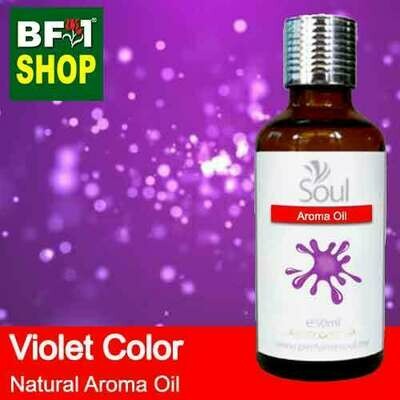 Natural Aroma Oil (AO) - Violet Color Aura Aroma Oil - 50ml