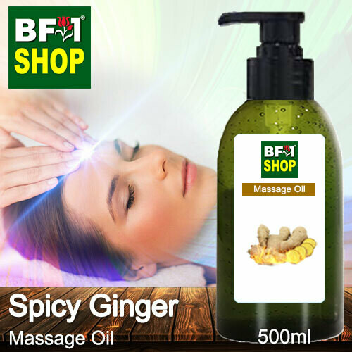 Palm Massage Oil - Ginger - Spicy Ginger - 500ml
