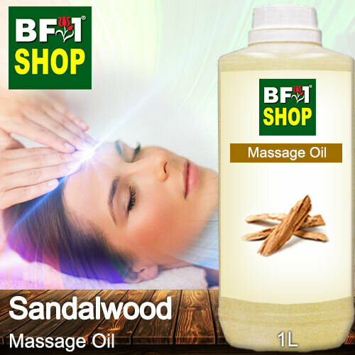 Palm Massage Oil - Sandalwood - 1000ml
