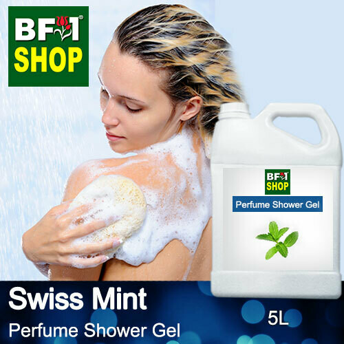 Perfume Shower Gel (PSG) - Swiss Mint - 5L
