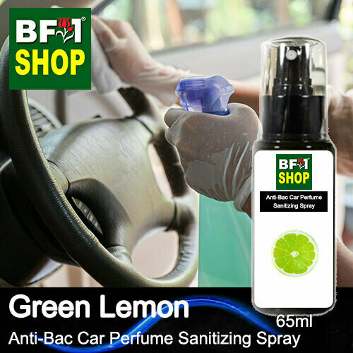 Car Perfume Sanitizing Spray - Lemon - Green Lemon - 65ml