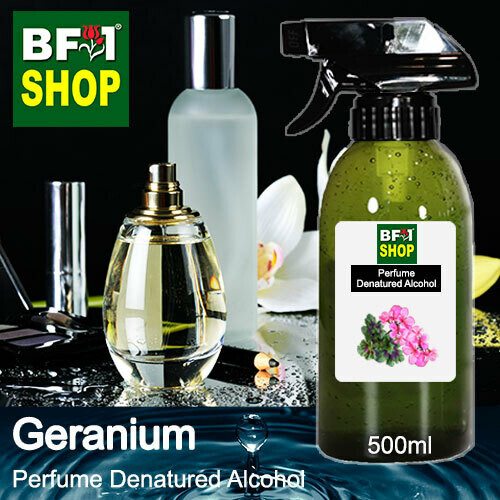 Perfume Alcohol - Denatured Alcohol 75% with Geranium - 500ml