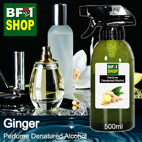 Perfume Alcohol - Denatured Alcohol 75% with Ginger - 500ml