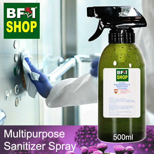 Anti-Bac Multipurpose Alcohol Sanitizer Spray ( 75% IPA Alcohol ) - 500ml