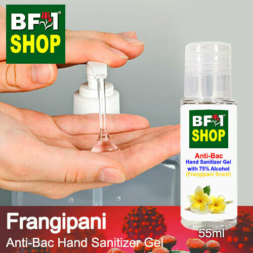 Anti-Bac Hand Sanitizer Gel with 75% Alcohol (ABHSG) - Frangipani - 55ml