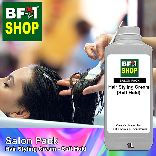 Salon Pack - Hair Styling Cream - Soft Hold - 1L