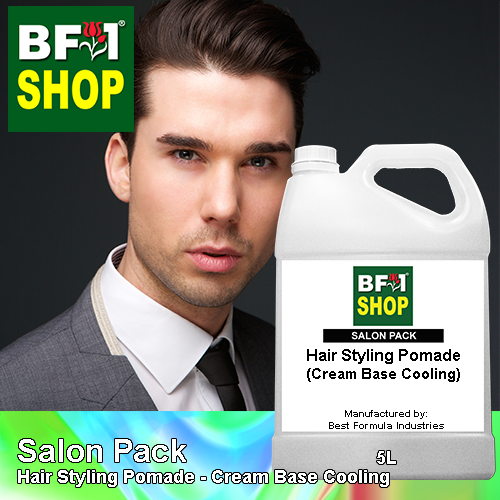 Salon Pack - Hair Styling Pomade - Cream Base Cooling - 5L