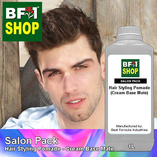 Salon Pack - Hair Styling Pomade - Cream Base Mate - 1L