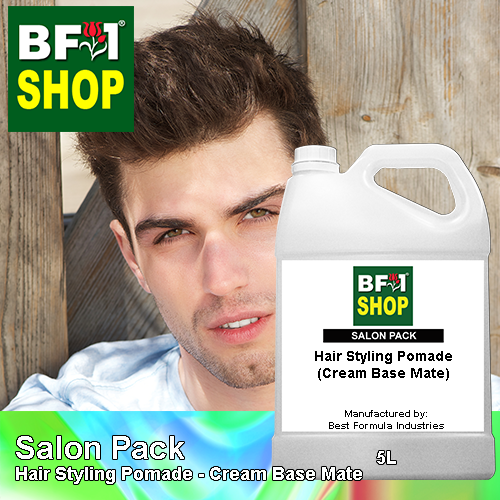 Salon Pack - Hair Styling Pomade - Cream Base Mate - 5L